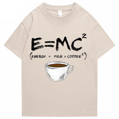 "Morning Energy" Unisex Men Women Streetwear Graphic T-Shirt - Street King Apparel