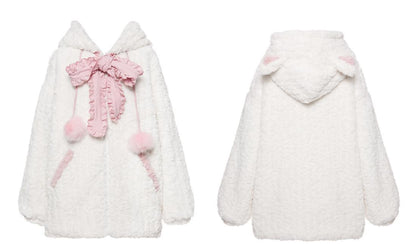 Harajuku Sweet Thicknecked Bow College Coat Woman Zip Up Hoodie Sailor Suit Plush Hoodies Women 2023 Streetwear Goth Y2k Clothes Street King Limited