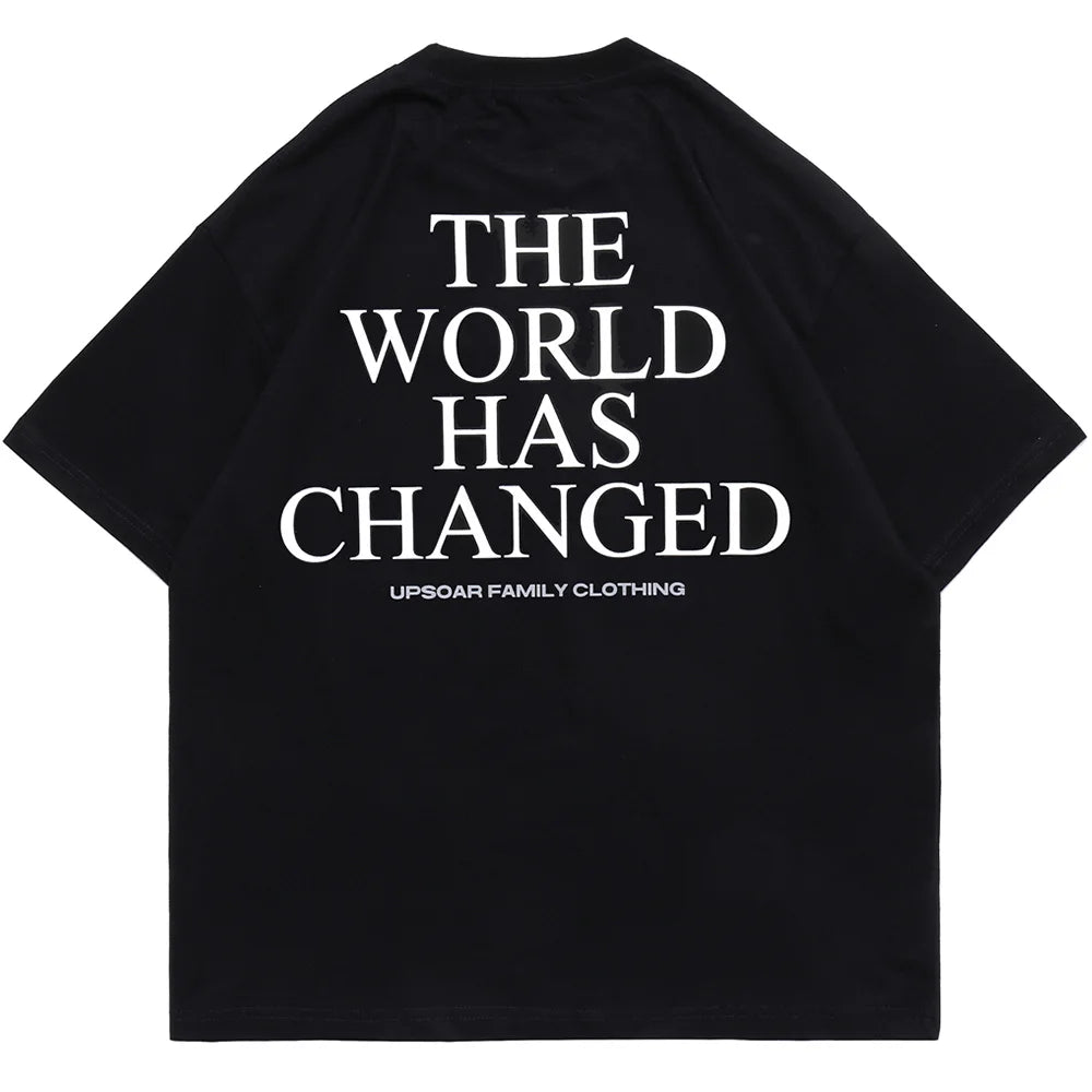 Aolamegs Men Horror Hand Earth Printed T-shirt Summer Gothic Hip Hop Style Tee Tops Cotton Oversized Short Sleeve Men's Clothing Street King Limited
