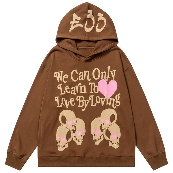 "Love Them All" Unisex Men Women Streetwear Graphic Hoodie Daulet Apparel