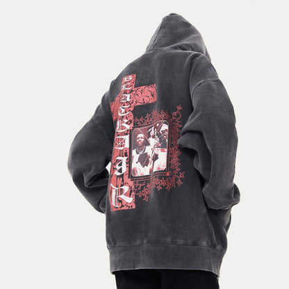 "The King" Unisex Men Women Streetwear Graphic Hoodie Daulet Apparel