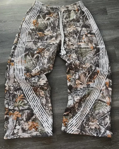hip hop retro camo graphic streetwear sweatpants y2k pants gothic baggy casual pants womens mens elastic waist jogging trousers unique joggers style 4013