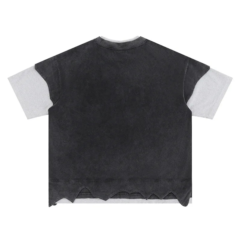 Color blocking double layered shirt Street King Limited