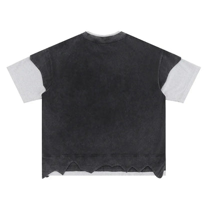 Color blocking double layered shirt Street King Limited