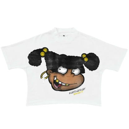 Harajuku y2k oversized t shirt vintage girl graphic t shirts top hip hop streetwear american style gothic women clothing Street King Limited