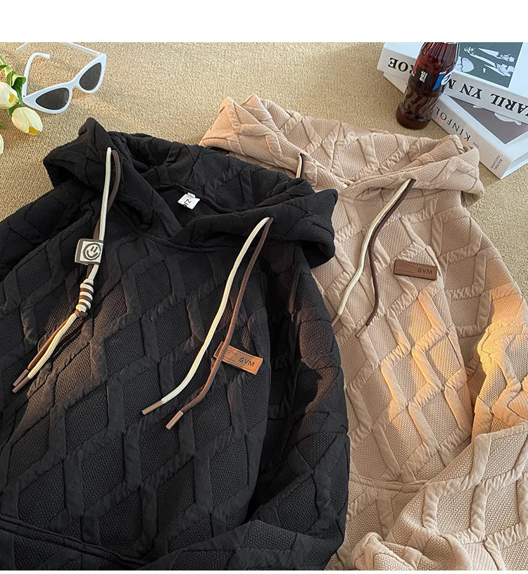 2024 New Men's Hoodie Fashion Korean Casual Loose Hooded Shirt Large Size Harajuku Couple Clothing Hip Hop Streetwear Street King Limited