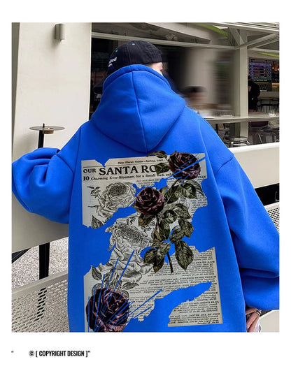 Skatercore Flame Bold Hoodie Cold-Weather Flex