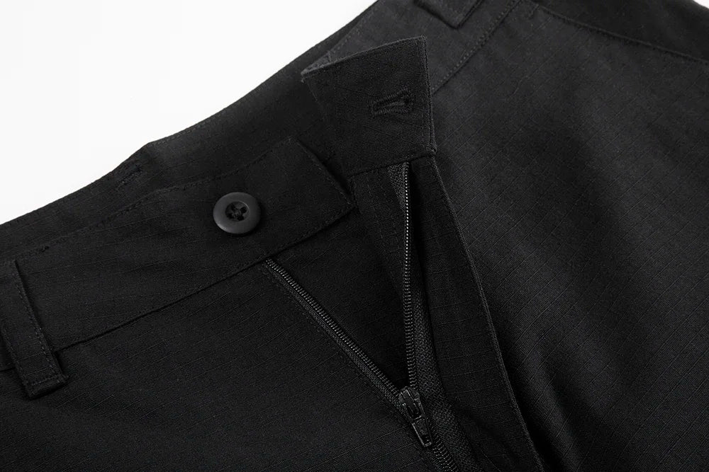 y2k knee detachable multi pockets camouflage cargo pants mens streetwear patchwork baggy overall ropa hombre oversized trousers unique cargo style 2405