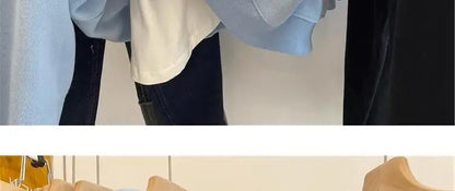 Designed embroidered squirrel hooded sweatshirt for women in spring and autumn loose and versatile American style lazy jacket Street King Limited
