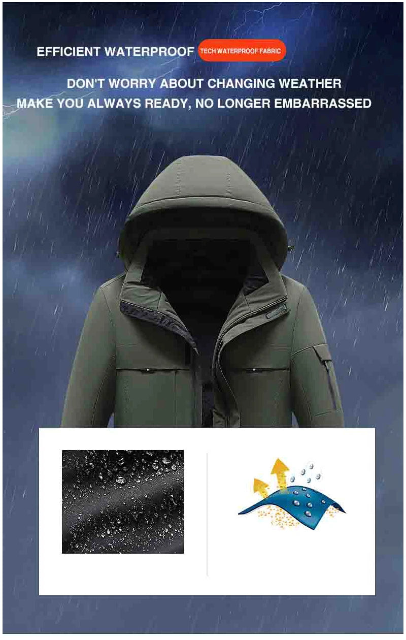 rainbowtouches heating jacket men winter electric heated clothes usb charging waterproof windbreaker heat outdoor skiing coat unique default style 5258