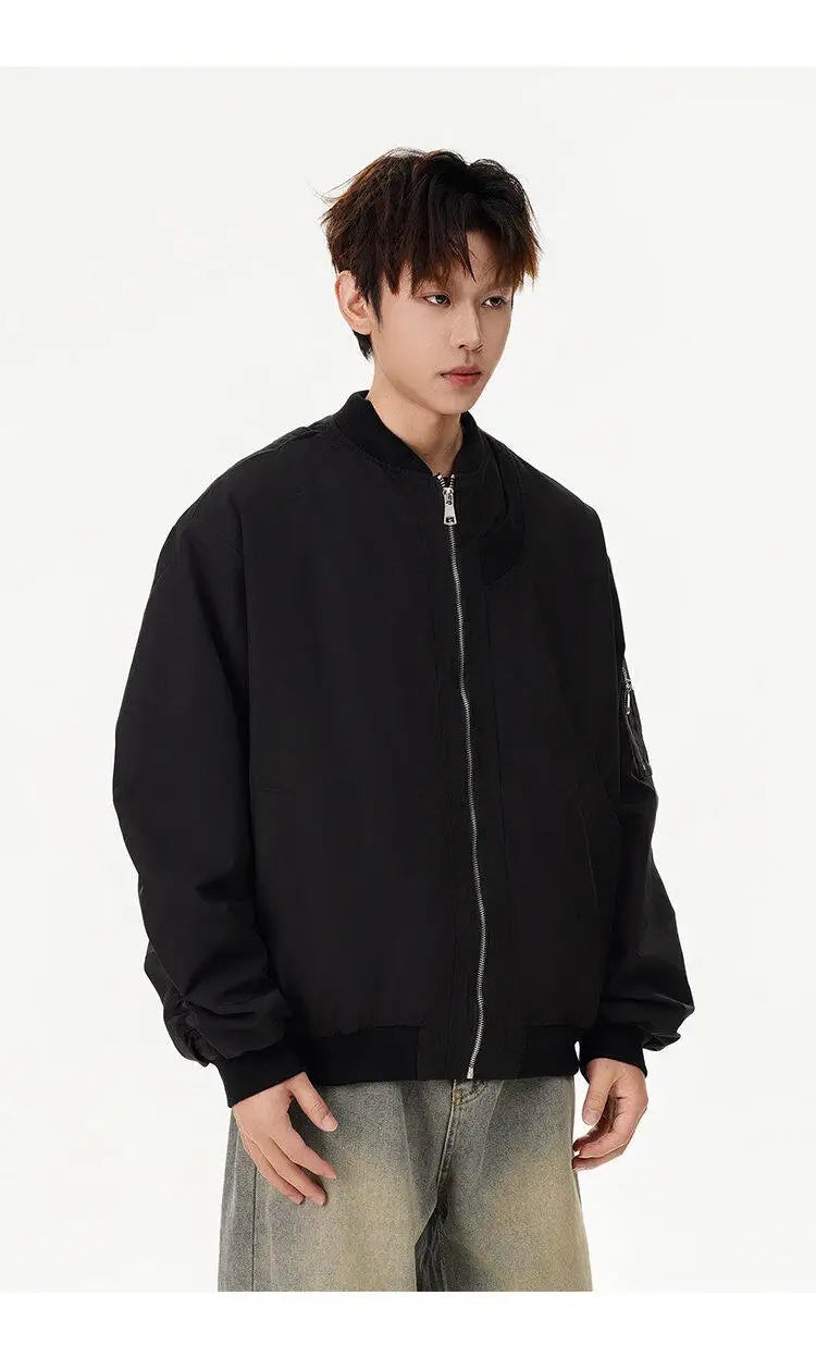 fashion spring autumn jacket men women streetwear fashion loose casual techwear bomber jacket cityboy baseball coat outerwear unique default style 668
