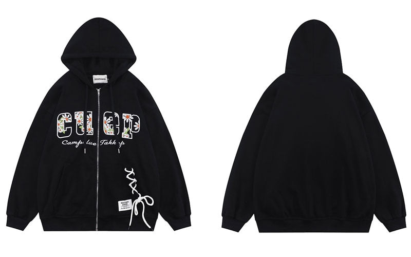 "Button Up" Unisex Men Women Streetwear Graphic Hoodie Daulet Apparel