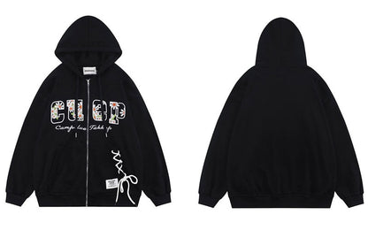 "Button Up" Unisex Men Women Streetwear Graphic Hoodie Daulet Apparel