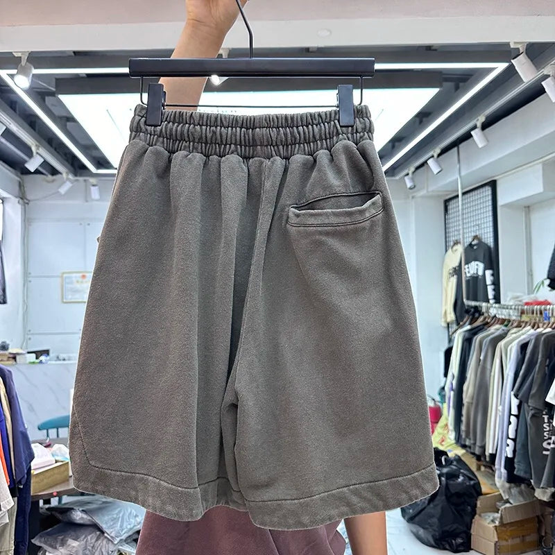 Multi-pocket zipper tactical overalls feature heavyweight shorts Street King Limited