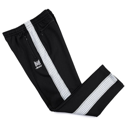 chaopai pattern embroidery loose casual pants side edge weaving straight leg pants men woman comfortable trousers unique default style 4659