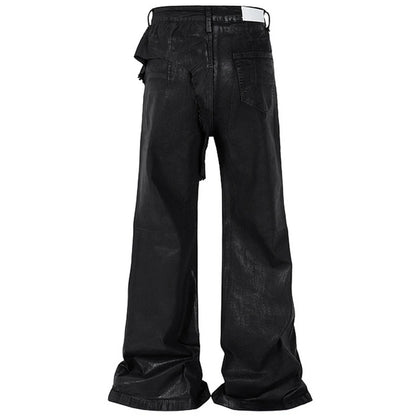 hi street flared jeans men broken patchwork denim pants streetwear harajuku luxury designer black jeans trousers male unique jeans style 465