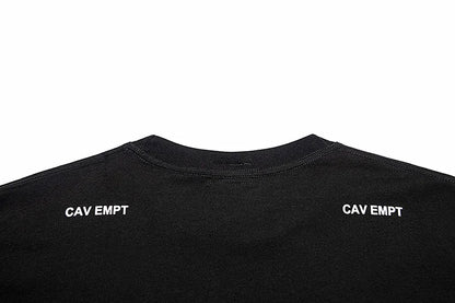 High Quality CAVEMPT Tops Tee Phantom Letter Printing Classic All-match Men Woman Loose O-Neck Summer C.E T Shirt Street King Limited