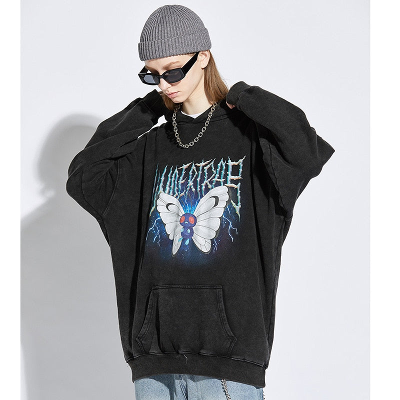 "Undertaker" Unisex Men Women Streetwear Graphic Hoodie Daulet Apparel