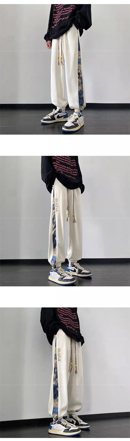 hip hop fashion anime printed sweatpants for men autumn casual corduroy baggy joggers pantalones hombre y2k streetwear trousers 1 unique joggers style 184