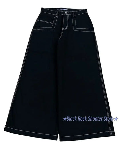 hip hop letter embroidery baggy jeans harajuku y2k streetwear wexwear jeans gothic pants womens high waist wide leg trousers unique jeans style 2018
