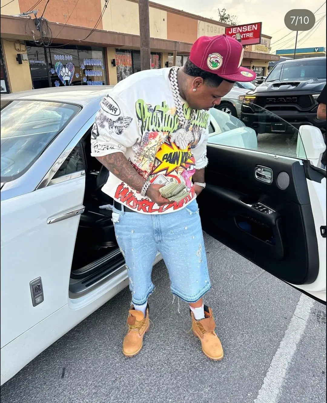 Denim Gym Shorts Men Women Y2K Hip Hop Retro Rhinestones Streetwear Shorts Gothic Baggy Jeans High Waist Basketball Shorts Street King Limited