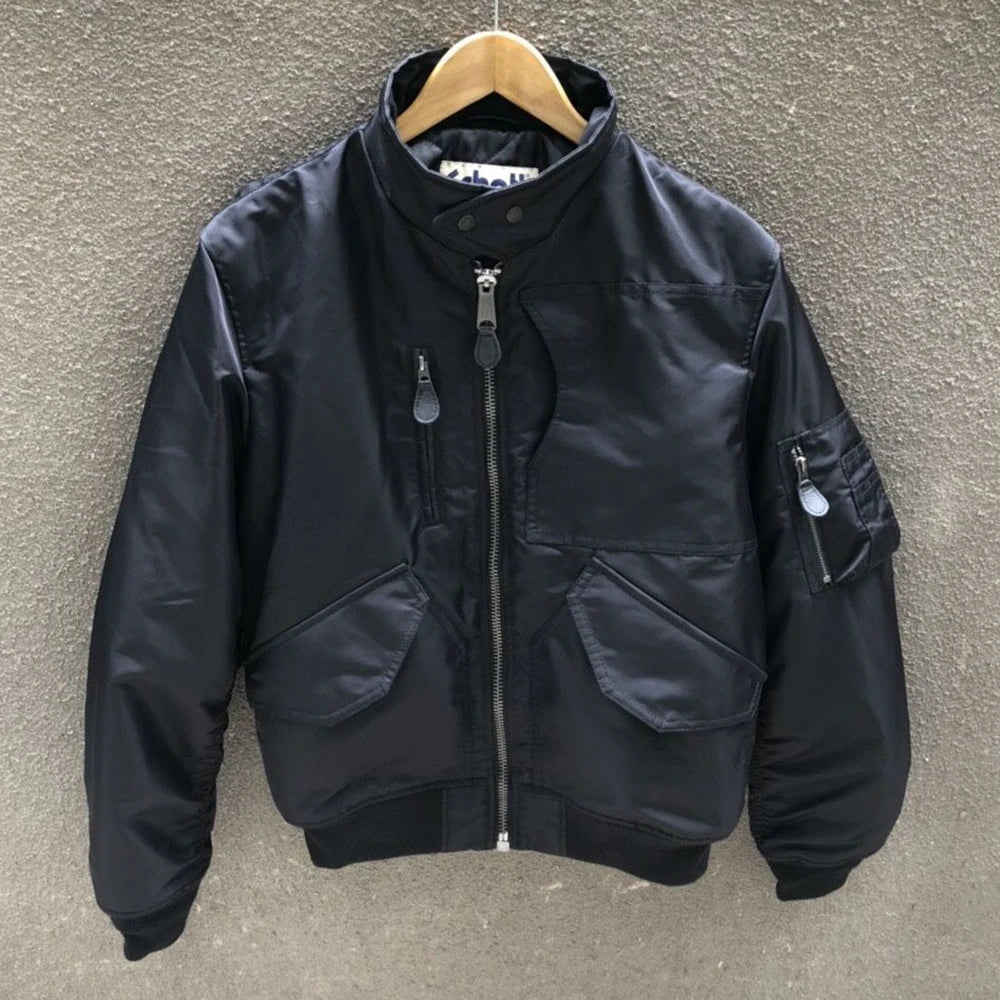 Mens Original Autumn And Winter Sniper Jacket Irregular Design Multi-Pocket Function Cotton Clothes Short Jacket Outdoor Jacket Street King Limited
