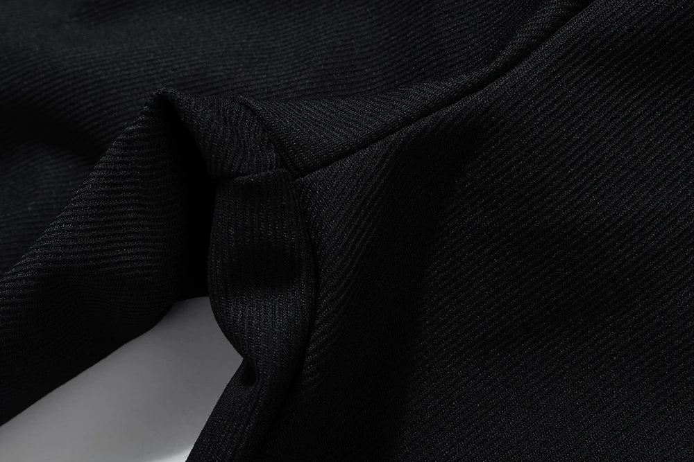 New Black Color Straight Boot Cut for Men Streetwear Loose Baggy Suit Pants Ropa Hombre Oversized Casual Flare Trousers Street King Limited