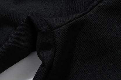 New Black Color Straight Boot Cut for Men Streetwear Loose Baggy Suit Pants Ropa Hombre Oversized Casual Flare Trousers Street King Limited