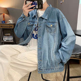 "Deadly" Unisex Men Women Streetwear Denim Jacket Daulet Apparel