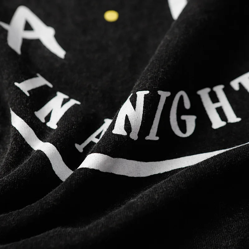 Saint T-shirt Summer Men Woman High Quality Street Hip Hop Chaopai Lovers Loose Casual O-Neck Wash Top Tees Street King Limited