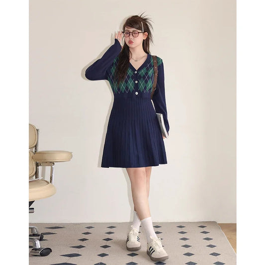 Woman Dress 4xl Y2k Lingerie Autumn Winter College Style Age Reducing Playful Waisted Dress Harajuku Korean Dress for Women Street King Limited