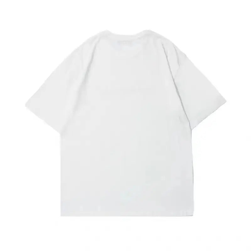 2024 new American retro men printed graphic T shirt summer men and women y2k street personality hip hop cotton oversized T shirt Street King Limited