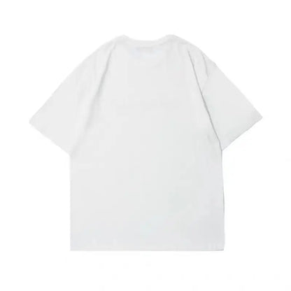 2024 new American retro men printed graphic T shirt summer men and women y2k street personality hip hop cotton oversized T shirt Street King Limited