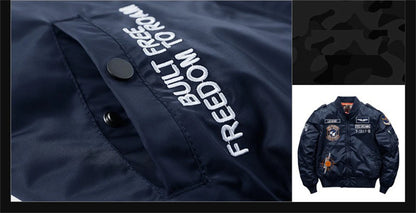 2023 hot bomber jacket mens air force ma 1 military baseball jacket plus size coat thick cargo jacket men clothing unique cargo style 5551