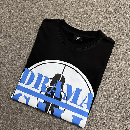 2024ss Drama Call T-shirt Men Women 1:1 High Quality Stars Letter Print Fashion Street Lovers Casual Tops Tee Street King Limited