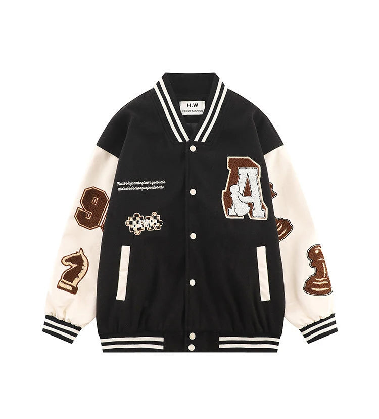 hip hop baseball jacket men streetwear letter embroidery varsity jacket men oversized fashion coat outwear unisex clothing unique default style 957