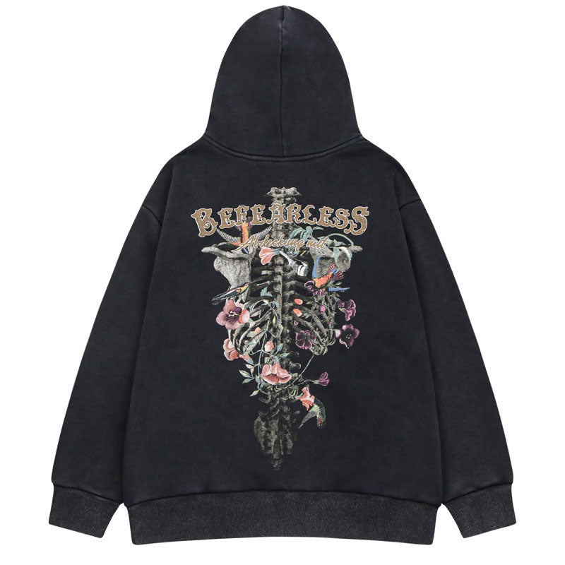 "Broken Back" Unisex Men Women Streetwear Graphic Hoodie Daulet Apparel