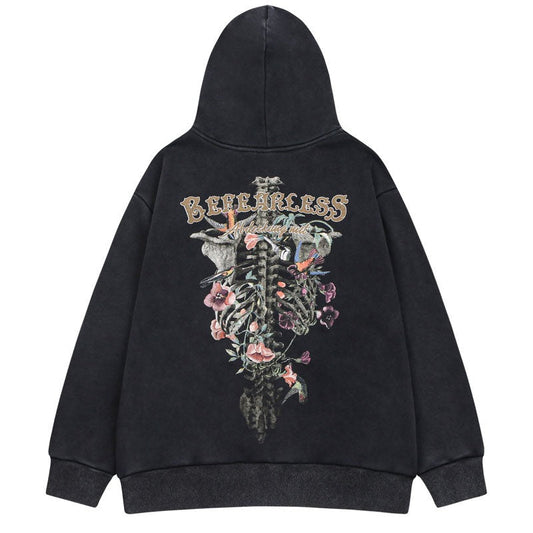 "Broken Back" Unisex Men Women Streetwear Graphic Hoodie Daulet Apparel