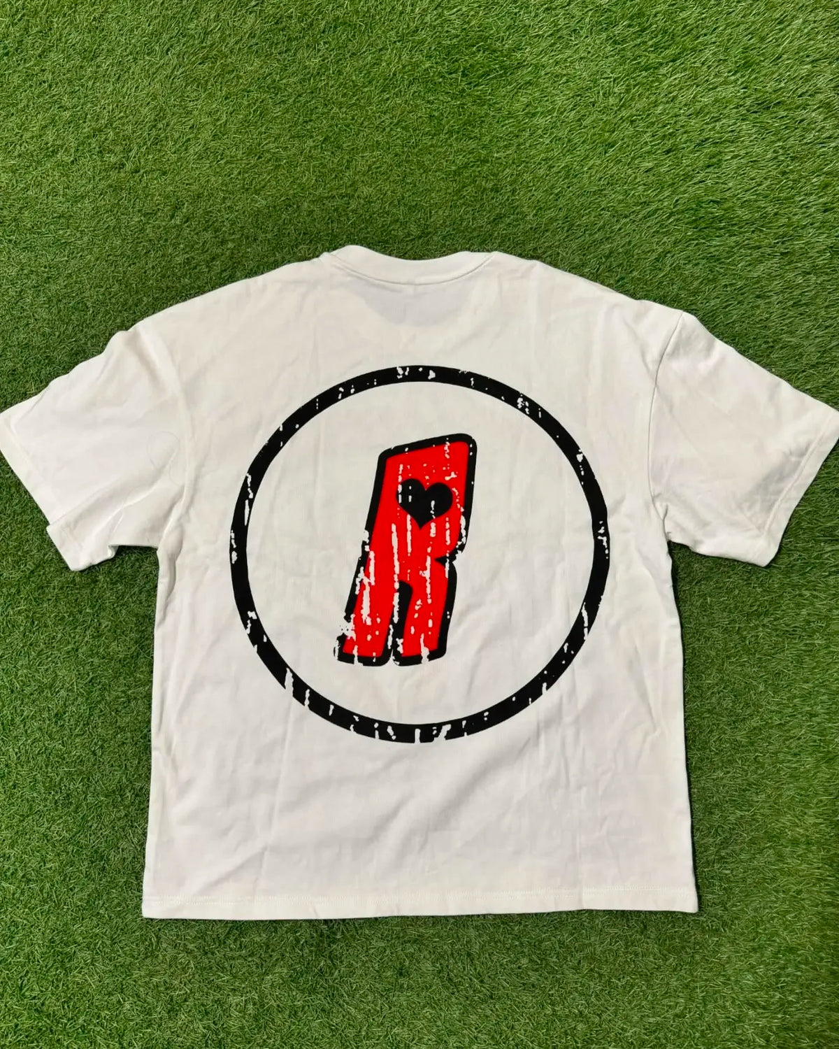 American Trendy Gothic Anime Pattern Printed Oversized T-Shirt Men's Fashion Rock Loose Versatile Casual Short-Sleeved Top Street King Limited