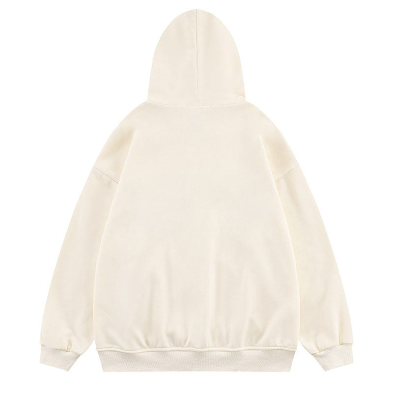 "Button Up" Unisex Men Women Streetwear Graphic Hoodie Daulet Apparel