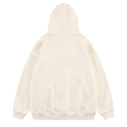 "Button Up" Unisex Men Women Streetwear Graphic Hoodie Daulet Apparel