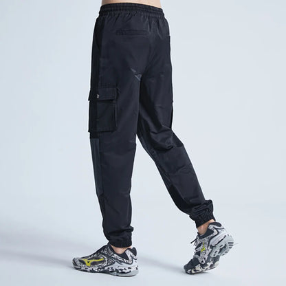 rainbowtouches patchwork men drawstring casual harajuku pants oversize sport streetwear jogging sportswear mens tracksuits unique default style 386