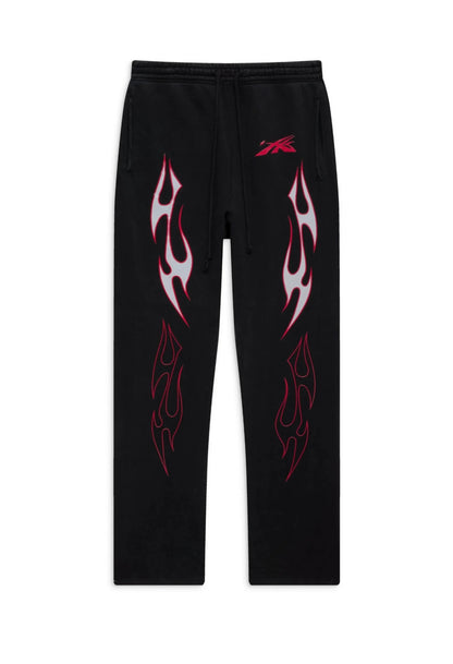 new arrival hs studios airbrushed skull print high street cotton winter pants sport casual pants unique default style 4689