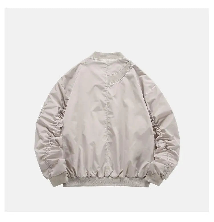 fashion spring autumn jacket men women streetwear fashion loose casual techwear bomber jacket cityboy baseball coat outerwear unique default style 674
