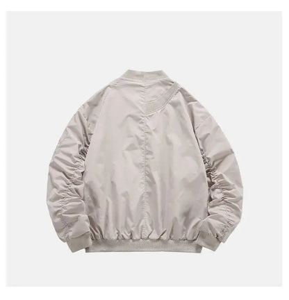 fashion spring autumn jacket men women streetwear fashion loose casual techwear bomber jacket cityboy baseball coat outerwear unique default style 674