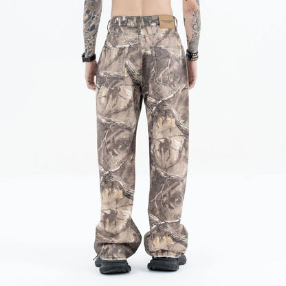 2024AW dry wood camo jeans Street King Limited