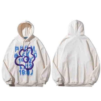"Blurry Vision" Unisex Men Women Streetwear Graphic Hoodie Daulet Apparel