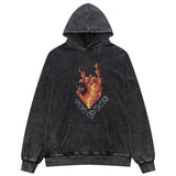 "Top Flame" Unisex Men Women Streetwear Graphic Hoodie Daulet Apparel