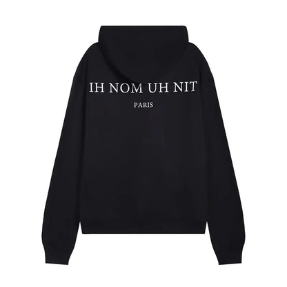 Black Rice White IH NOM UH NIT Hoodies Roses Masked Men Printing Loose Casual Lovers Men Woman Pullover Sweatshirts Street King Limited