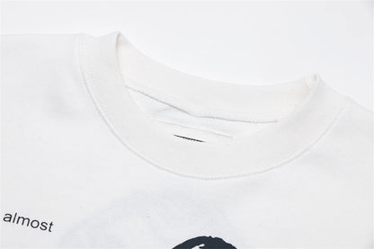2024 CE Brand Fashion Abstract Comic Print High-Street Cleanfit Cotton Casual Loose Pullover Sweater Street King Limited